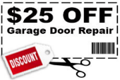 Discounts on garage door repair Service
